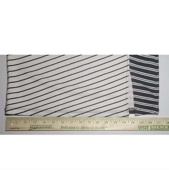 Lynn Ritchie Silver Dress Black and White Striped Knit New with Tags Size Small - Picture 12 of 12